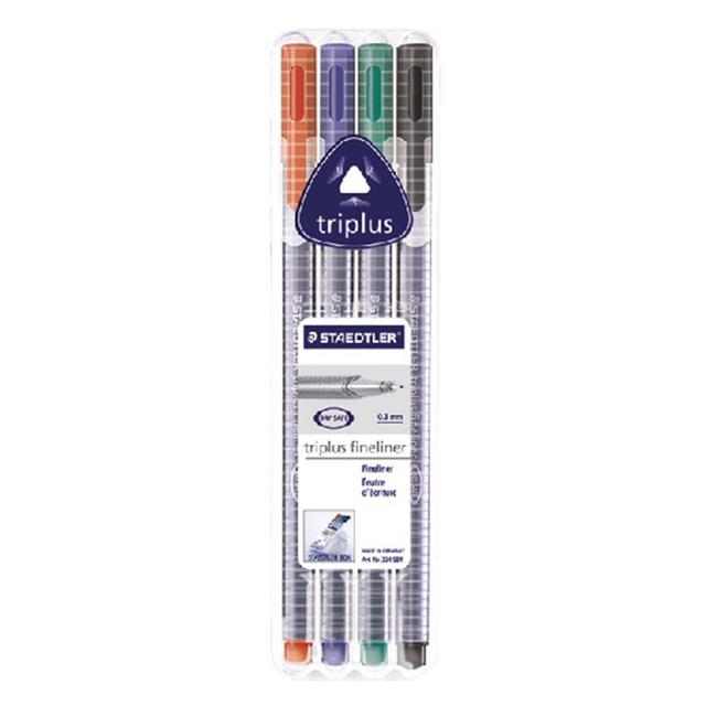 Staedtler - Triplus Fineliner Pen Set (4pcs)