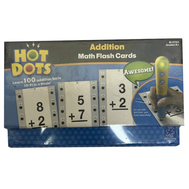 Learning Resources - Hot Dots Math Flash Cards - Addition