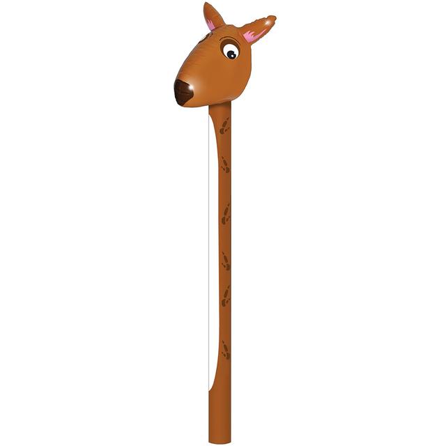 Deluxe Base - Inflatimals - Giant Kangaroo Stick - Brown