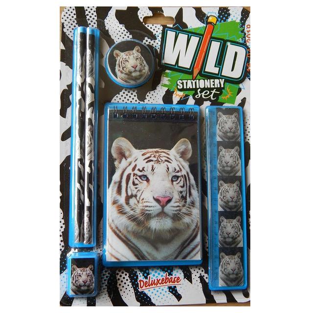 Deluxe Base - Wild Stationery Set - White Tiger