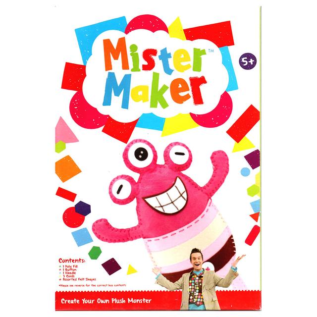 Pms Mister Maker Create Your Own Plush Monster