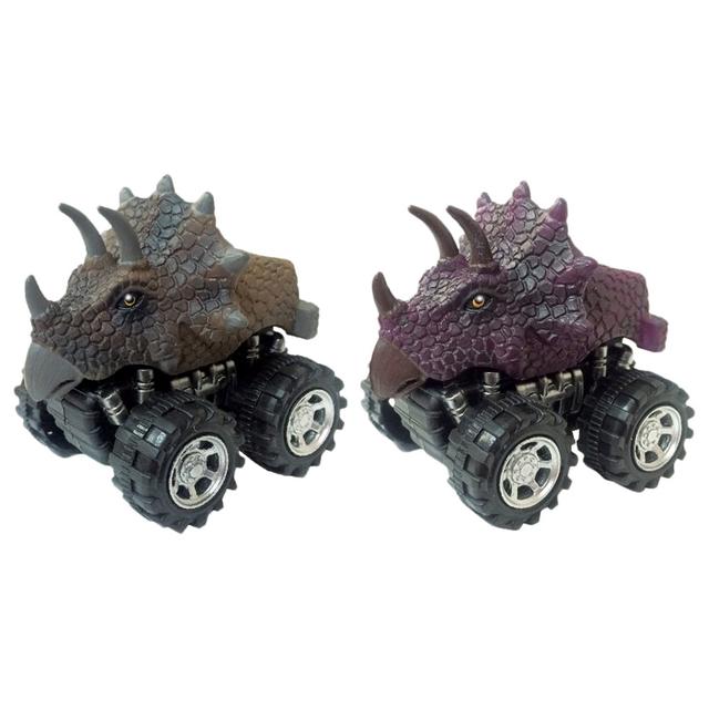 Deluxe Base - Wild Zoomies Car - Triceratops - Color May Vary