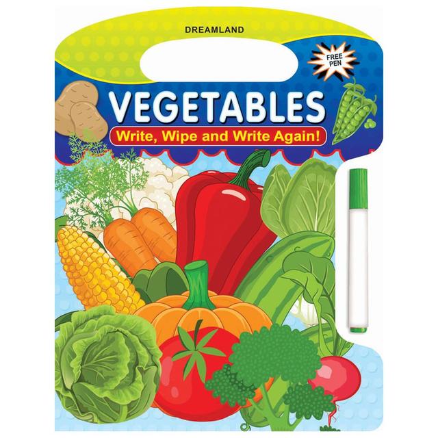 Write, Wipe & Write Again - Vegetables