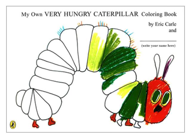 My Own Very Hungry Caterpillar Colouring Book