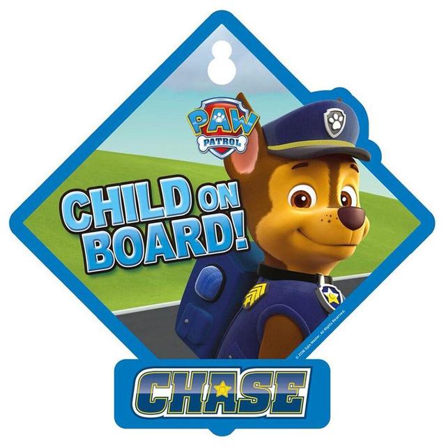 Paw Patrol Child On Board Car Sign - Chase