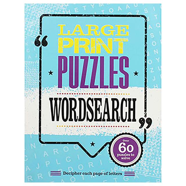 Large Print Puzzles Wordsearch