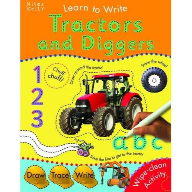 Learn To Write - Tractors & Diggers 