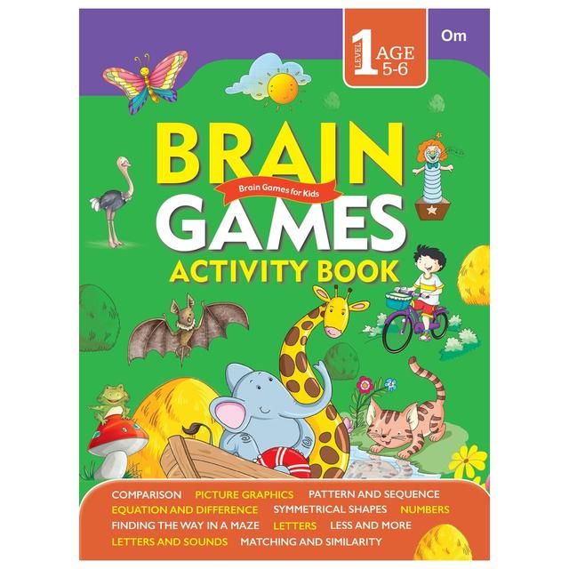 Om Brain Games Activity Book Level 1