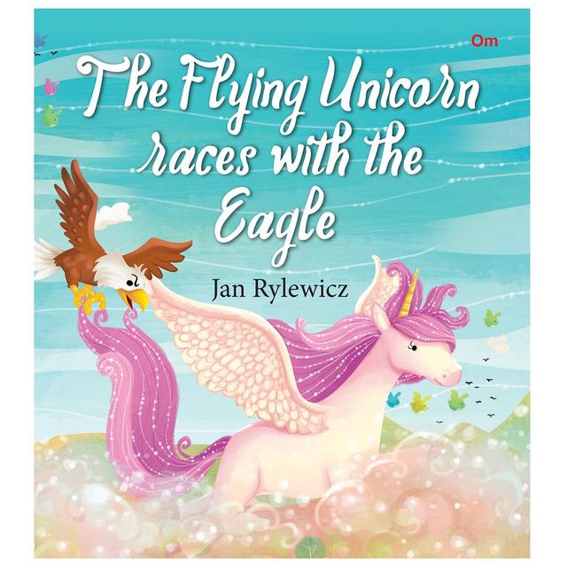 Om Picture Flat - The Flying Unicorn Races With The Eagle 