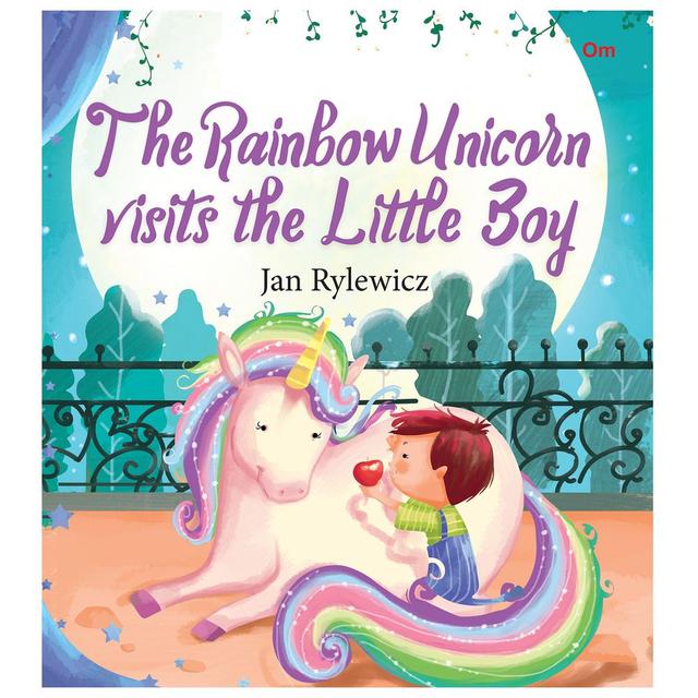 Om Picture Flat - The Rainbow Unicorn Visits The Little Boy 