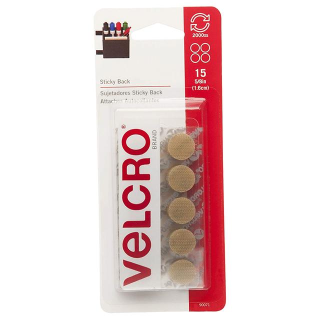 Velcro - 5/8" Beige Coin