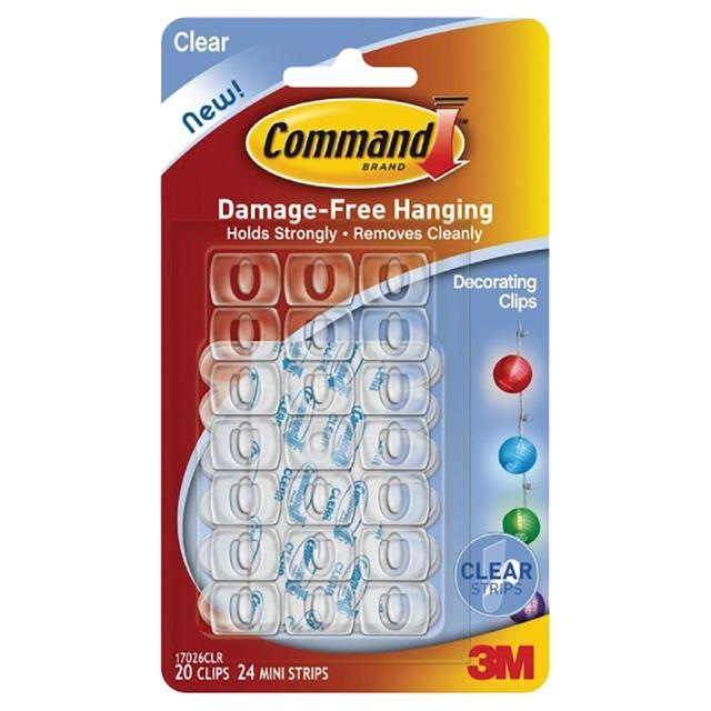 Command - 20 Pack Decorating Clip