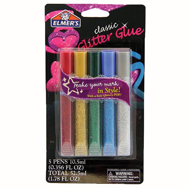 Elmer's - 3D Glitters Pen Assorted Color 5-Pack