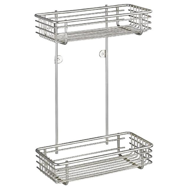 Wenko - 2 Tier Universal Bathroom Rack - Milano