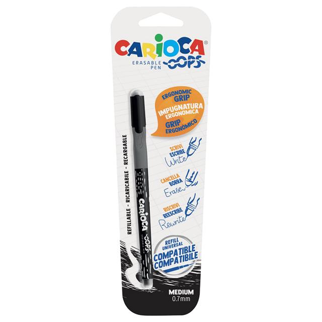 Carioca - Oops Erasable Pen Black