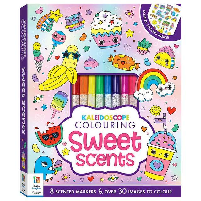 Hinkler - Kaleidoscope Coloring Kit - Sweet Scents