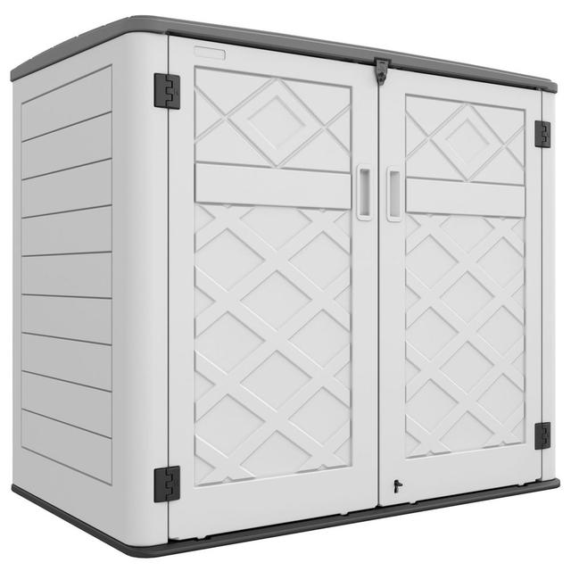 Cameltough - Outdoor Garden Storage Cabinet - White