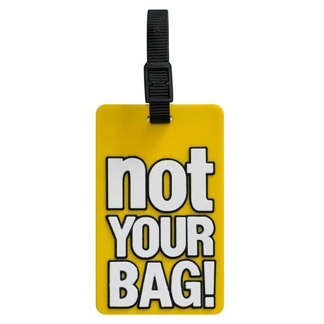 TangoTag - Luggage Tag Not Your Bag! - Yellow