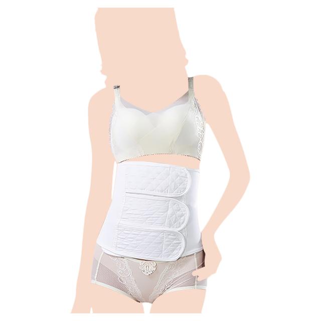 Blooming Blossom - Breathable Postpartum Abdominal Belt - White (Exclusive)