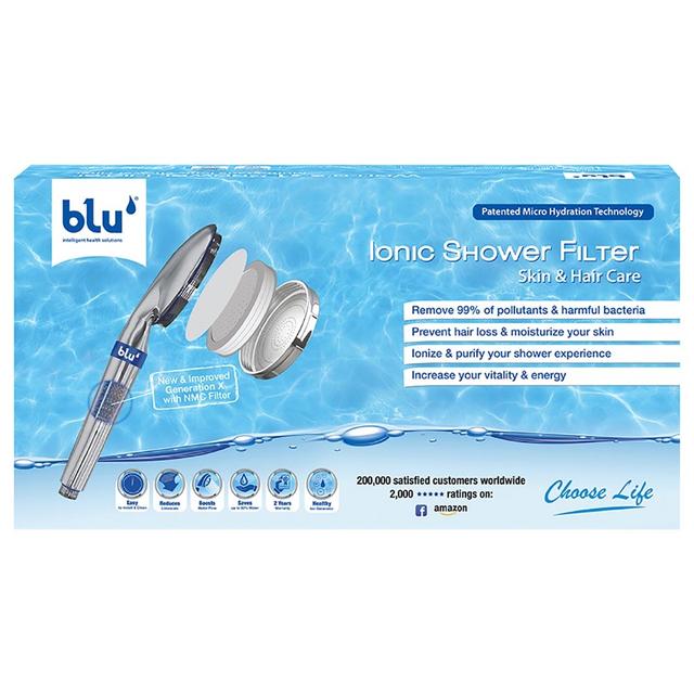 Blu - Ionic Shower Filter - Immune System Booster Handheld