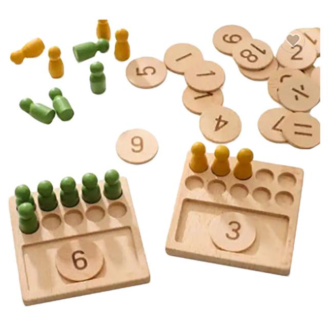 Woody Buddy - Counting Pegs - Natural