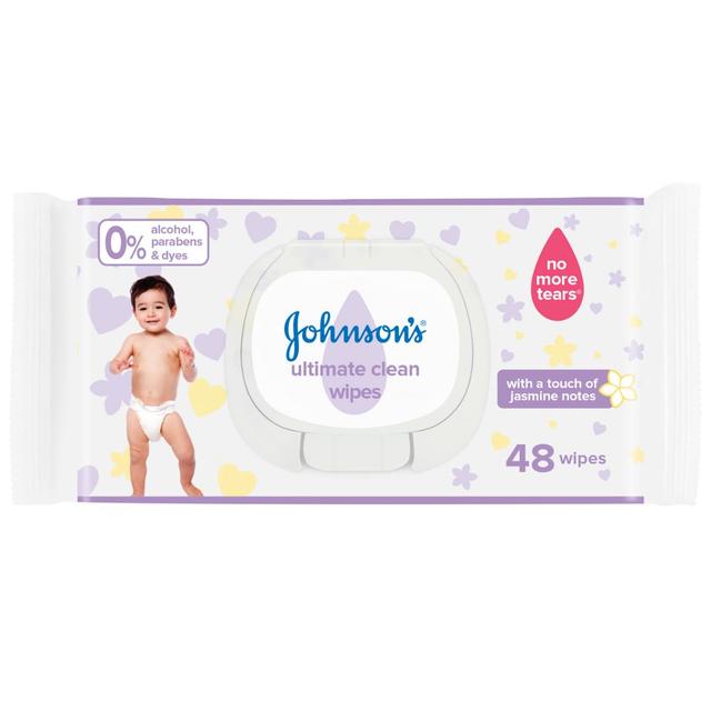 Johnson & Johnson - Baby Wipes Ultimate Clean Pack 48 wipes