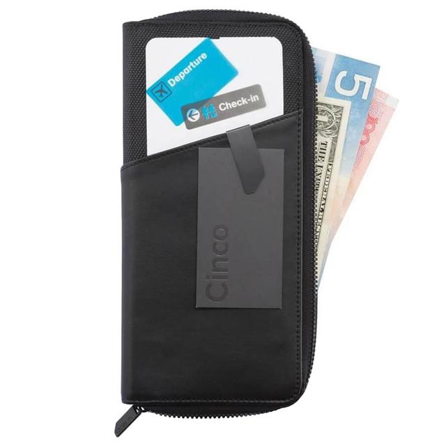 Xd Design - Komo Travel Genuine Leather Wallet - Black