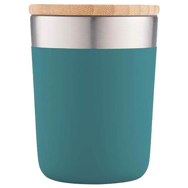 Hans Larsen - Change Collection Insulated Mug w/ Bamboo Lid - Aqua Green