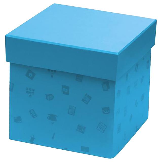 Eco-Neutral - Vernon Desktop Memo Cube - Blue