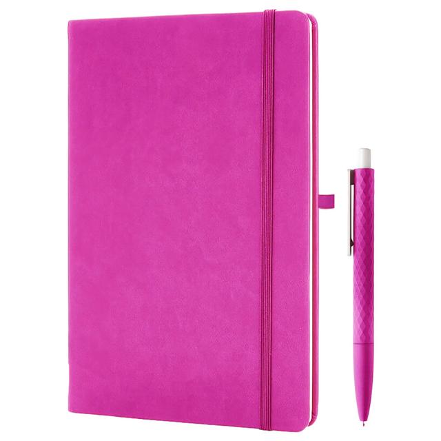 Giftology - Libellet Notebook W/ Pen Set - A5 - Pink