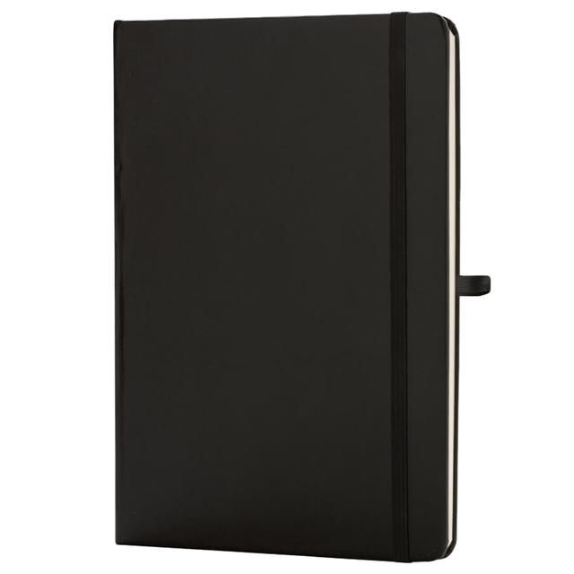 Santhome - Bukh Hardcover Ruled Notebook - A5 - Black