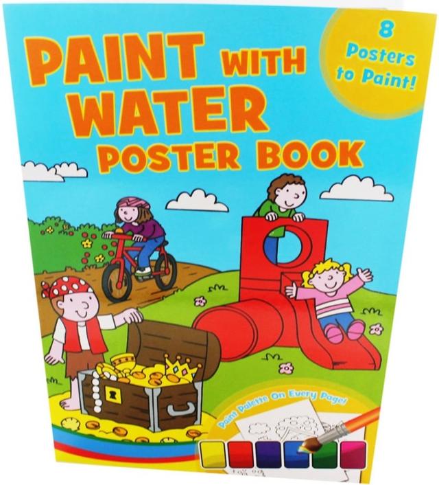 Paint With Water Poster Books