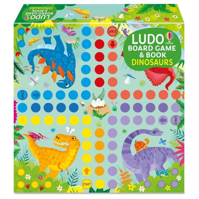 Ludo Board Game & Book Dinosaurs