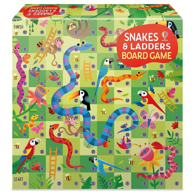 Snakes & Ladders Board Game & Book