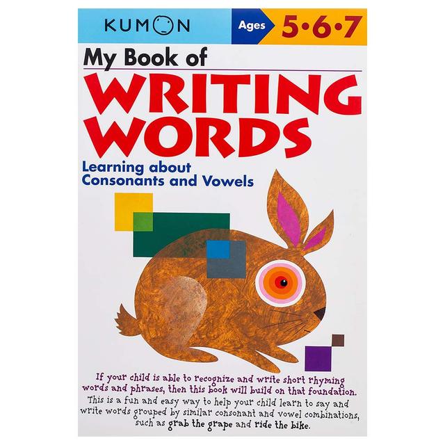 My Book Of Writing Words: Consonants & Vowels