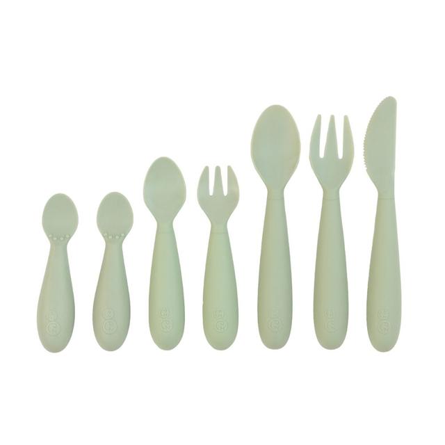 Ezpz - Developmental Utensil Set - Sage