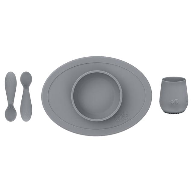 Ezpz - First Food Set - Grey