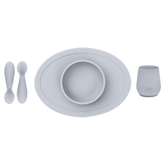 Ezpz - First Food Set - Pewter