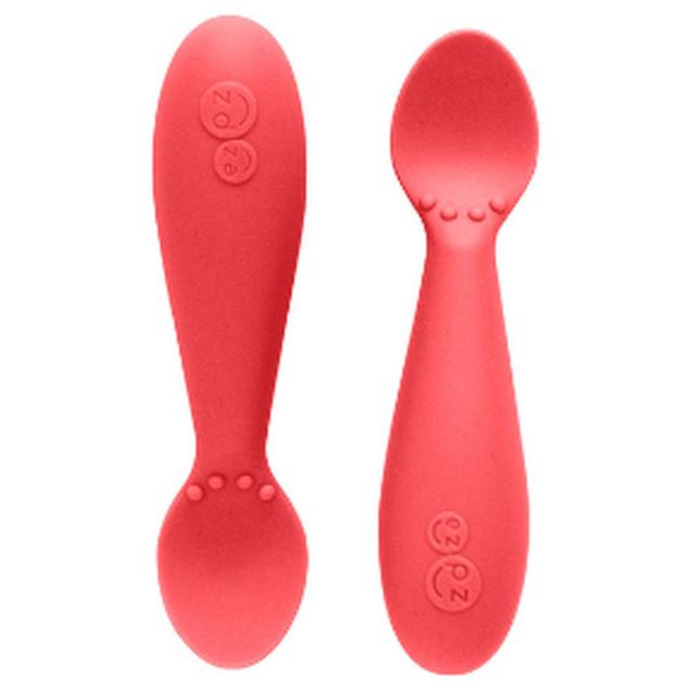 Ezpz - Tiny Spoon Pack Of 2 - Coral