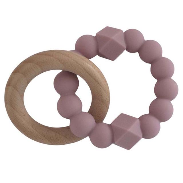 Jellystone Designs - Moon Teether - Mauve