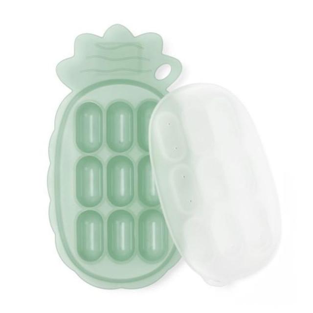 Haakaa - Pineapple Silicone Nibble Tray - Pea Green