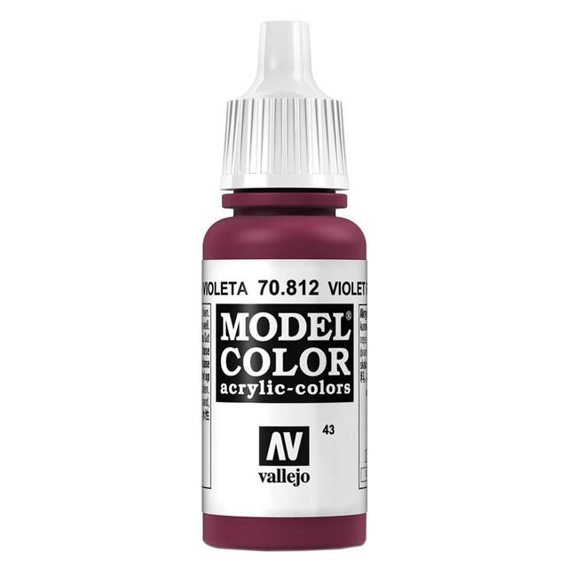 Vallejo - 70.812 Model Color Paint 17ml - Violet Red