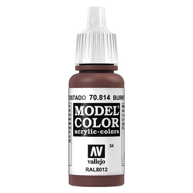 Vallejo - 70.814 Model Color Paint 17ml - Burnt Red