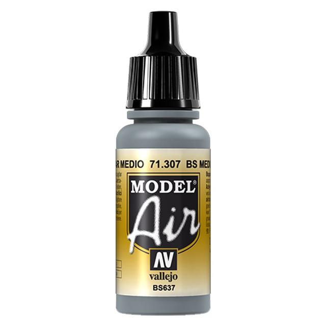 Vallejo - 71.307 Model Air Paint 17ml - BS Medium Sea Grey