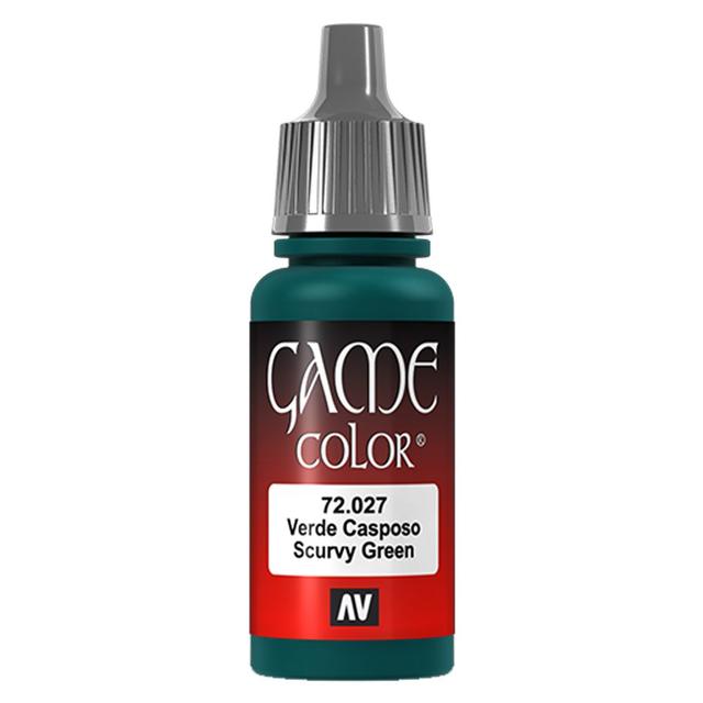 Vallejo - 72.027 Game Color Paint 17ml - Scurvy Green