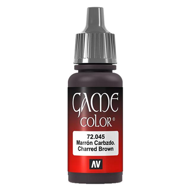 Vallejo - 72.045 Game Color Paint 17ml - Charred Brown