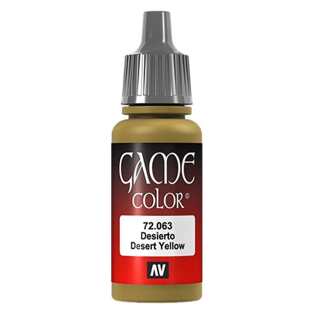 Vallejo - 72.063 Game Color Paint 17ml - Desert Yellow