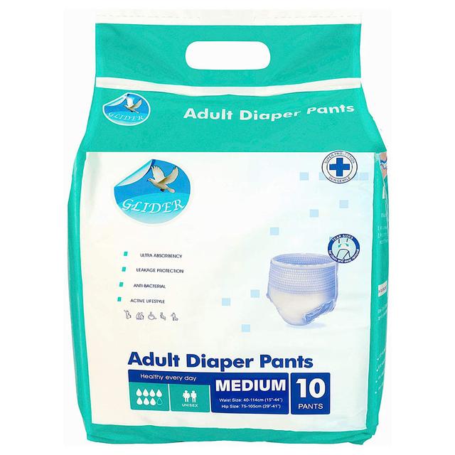 Glider - Adult Diaper Pants Medium 10pcs