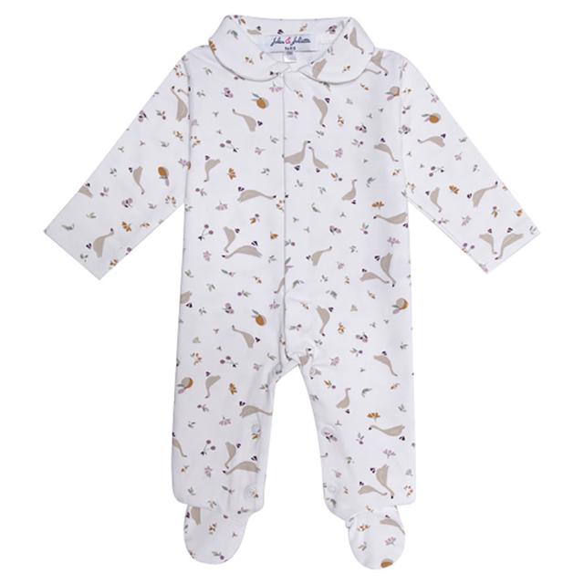 Jules & Juliette - Baby Cotton Pyjama - Hen Print