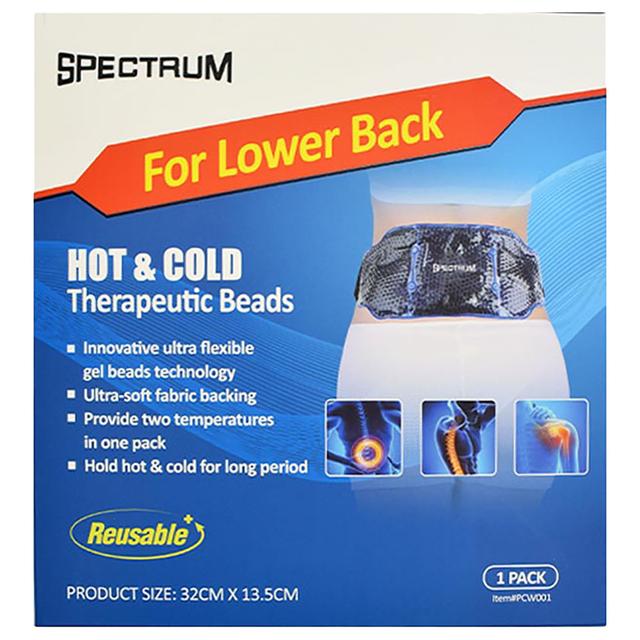 Spectrum - Therapeutic Beads Pack For Lower Back - Blue